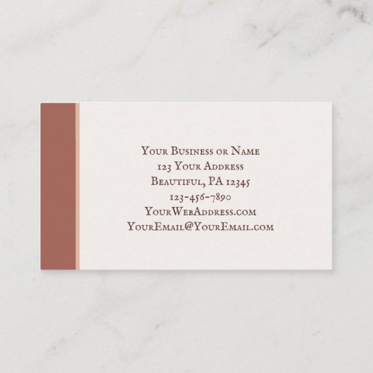 2 Korinthen 12:9 Mein Grace ist ausreichend Visitenkarte (Rückseite)