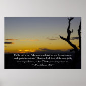 2 Korinthen 12:9 Poster (Vorne)