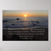 2 Korinthen 12:9 Poster (Vorne)