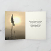 2 Korinthen 12:9 Seine Gnade ist ausreichend Karte (Innenseite)