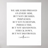 2 Korinthen 4:8-9