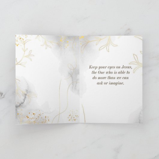 2 Korinthen 5:17 Wenn jemand in Christus ist Karte (Innenseite)