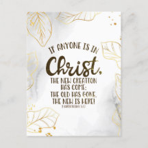2 Korinthen 5:17 Wenn jemand in Christus ist