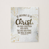 2 Korinthen 5:17 Wenn jemand in Christus ist Puzzle (Vertikal)
