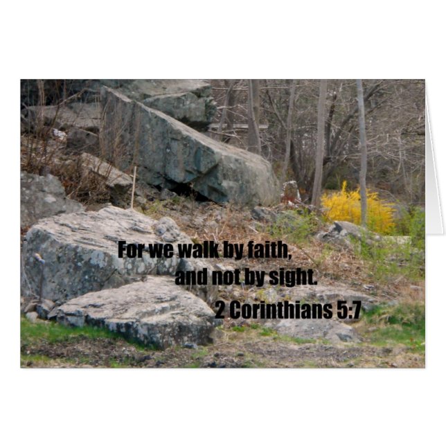 2 Korinthen 5:7 (Vorderseite (Horizontal))