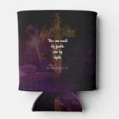 2 Korinthen 5:7 Bibelversatz Zitat über den Glaube Dosenkühler (Rückseite)