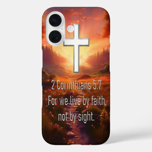 2 Korinthen 5:7 Case-Mate iPhone Hülle (Rückseite)