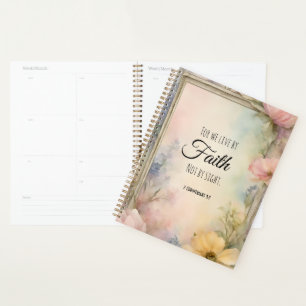 2 Korinthen 5:7 Christliche Bibelverse Kunst, Dich Planer