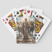 2 Korinthen 5:7 Glaube über die Augen, Vertrauen i Spielkarten (Rückseite)