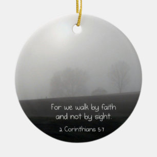 2 Korinthen 5:7 Keramikornament