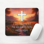 2 Korinthen 5:7 Mousepad (Mit Mouse)