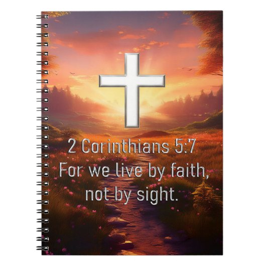 2 Korinthen 5:7 Notizblock (Vorderseite)