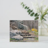 2 Korinthen 5:7 Postkarte (Stehend Vorderseite)
