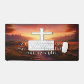 2 Korinthen 5:7 Schreibtischunterlage (Tastatur & Maus)