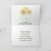 2 Korinthen 5:7 Zu Fuß durch den Glauben nicht dur Karte (Innenseite)