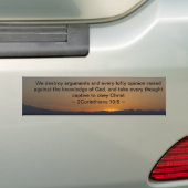 2 Korinther 10:5 Autoaufkleber (Auf Auto)
