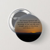 2 Korinther 10:5 Button (Vorne & Hinten)