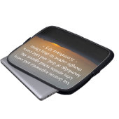 2 Korinther 10:5 Laptopschutzhülle (Vorne Knopf)