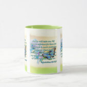 2 Korinther 12:9 Bibelschrift Bild Zwei-Ton Tasse (Zentrum)