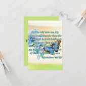 2 Korinther 12:9 Bibelschrift Pic Begrüßung Karte (Vorderseite/Rückseite Beispiel)