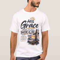 2. Korinther 12:9 Christliches T-Shirt