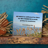 2 Korinther 12:9 Mein Gnade ist ausreichend ... Fotoplatte (Seite)