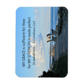 2 Korinther 12:9 Mein Gnade ist ausreichend ... Magnet (Vertikal)