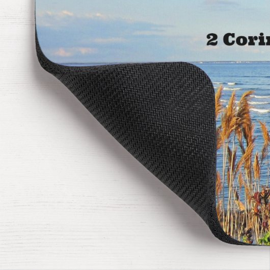 2 Korinther 12:9 Mein Gnade ist ausreichend ... Mousepad (Ecke)