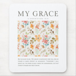 2 Korinther 12:9 Meine Gnade ist ausreichend für S Mousepad