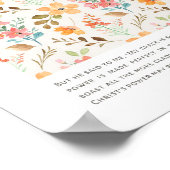 2 Korinther 12:9 Meine Gnade ist ausreichend für S Poster (Ecke)