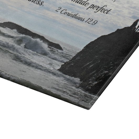 2 Korinther 12:9 Meine Gnade ist ausreichend für S Schneidebrett (Ecke)