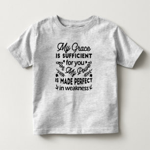 2. Korinther 12,9 – Meine Gnade ist ausreichend Ku Kleinkind T-shirt