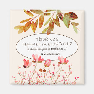 2 Korinther 12:9 MY GRACE ist ausreichend für Sie Magnet