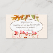 2 Korinther 12:9 MY GRACE ist ausreichend für Sie Visitenkarte (Vorderseite)