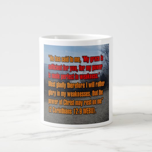 2 Korinther 12:9 WEBU Tasse (Vorderseite)