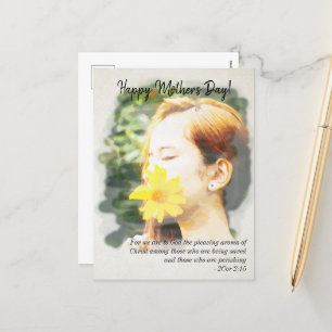 2 Korinther 2:15 Muttertag Wasserfarbe Feiertagspostkarte