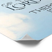 2 Korinther 3:17 ...Freedom Bible Verse Poster (Ecke)