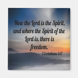 2 Korinther 3:17 Magnet