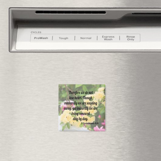 2 Korinther 4:16 Magnet (In Situ (Geschirrspüler))