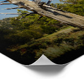 2 Korinther 4:16 Schwarze Grenze Poster (Ecke)