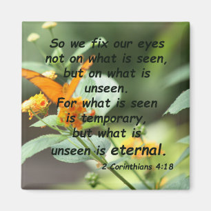 2 Korinther-4:18 Magnet