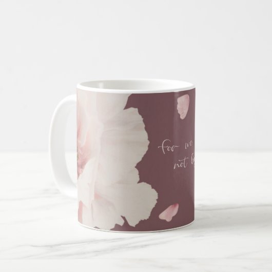 2 Korinther 57 gehen durch Glauben, nicht durch Si Kaffeetasse (Vorderseite Links)