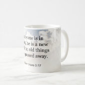 2. Korinther 5:17, Bibelvers, Kaffeetasse (VorderseiteRechts)