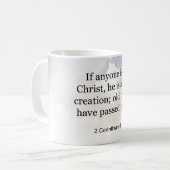 2. Korinther 5:17, Bibelvers, Kaffeetasse (Vorderseite Links)
