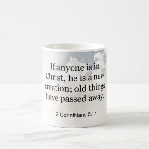 2. Korinther 5:17, Bibelvers, Kaffeetasse