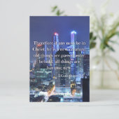 2 Korinther 5:17 Bibelverse Pic Flat Begrüßung Karte (Stehend Vorderseite)