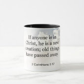 2 Korinther 5:17, Bibelverse, Tasse (Zentrum)