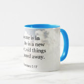 2 Korinther 5:17, Bibelverse, Tasse (VorderseiteRechts)