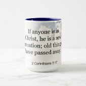 2 Korinther 5:17, Bibelverse, Tasse (Zentrum)