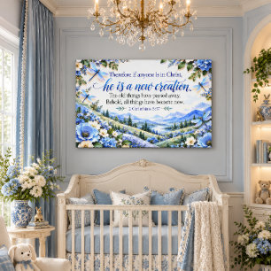 2 Korinther 5:17 Jungen Leinwand Kunst